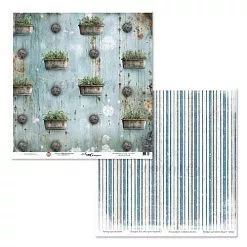 Бумага "Лето-теплом согрето. Микрозелень" (Summer Studio)