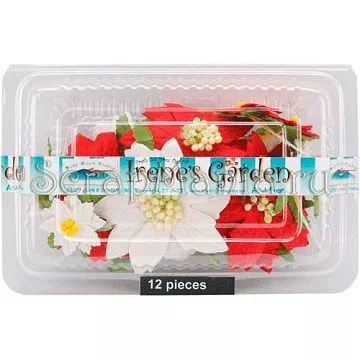 Набор цветов "Пуансеттии" (Irene's Garden)