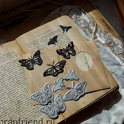 Нож "Бабочки", 5х3 см (Scrapfriend) Нож "Бабочки", 5х3 см (Scrapfriend)