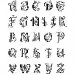 Набор штампов "Алфавит большой" (Viva Decor) Набор штампов "Алфавит большой" (Viva Decor)