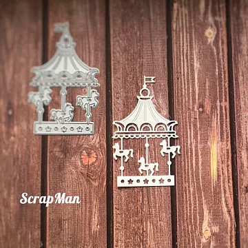 Нож "Карусель", 6х9,5 см (Scrapman)