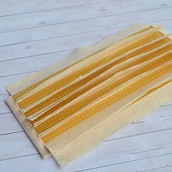 Переплет на 7 разворотов, цвет золотой, длина 20 см, шаг 1 см