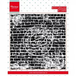 Штамп фоновый "Кирпичная стена" (Marianne design)