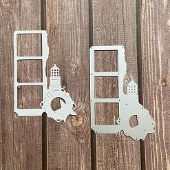 Нож "Рамка с маяком", 7х10,4 см (Scrapman) Нож "Рамка с маяком", 7х10,4 см (Scrapman)