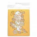 Бумажная высечка "Цветочные узоры", цвет золотой (Chipboards) Бумажная высечка "Цветочные узоры", цвет золотой (Chipboards)