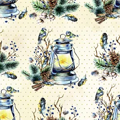 Бумага "Winter birds - 5" (SunnyCraft)