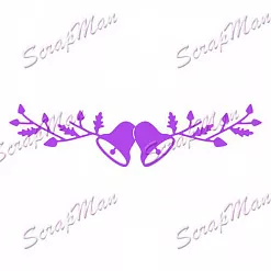 Нож "Гирлянда с колокольчиками" (Scrapman)