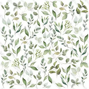 Бумага 30х30 см "Sunday Morning. Leaves 15" (ScrapAndMe)