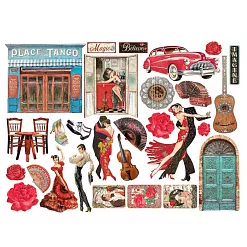 Набор вырубок из плотного картона "Desire", 27 шт (Stamperia) Набор вырубок из плотного картона "Desire", 27 шт (Stamperia)