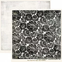 Бумага "Темная цветочная" (MME)