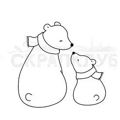 Штамп "Мамина нежность", 5,4х5,3 см (Скрапклуб)