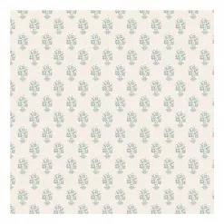 Отрез ткани 50х55 см "Бук. Орнамент нежно-голубой" (Tilda)
