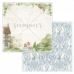 Бумага 30х30 см "Деревенские мотивы. Утро в деревне" (Summer studio) Бумага 30х30 см "Деревенские мотивы. Утро в деревне" (Summer studio)