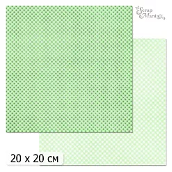 20х20 Бумага "Фономикс. Клетка. Дизайн 6" (ScrapMania)