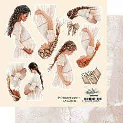 Бумага 15х15 см "My Little Baby. Для вырезания" (Alchemy of Art)