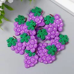 Набор украшений из резины "Виноград", 15 шт (АртУзор)