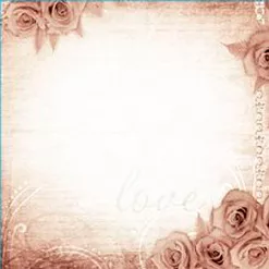 Бумага "Любовь и розы" (Scrap Inspiration)