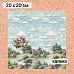 Калька 20х20 см "Лукоморье 05", плотность 110 гр/м2 (ScrapMania) Калька 20х20 см "Лукоморье 05", плотность 110 гр/м2 (ScrapMania)