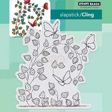 Резиновый штамп "Cheerful. Радость" (Penny Black )