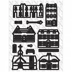 Набор ножей для вырубки Xcut "Здания" (DoCrafts)