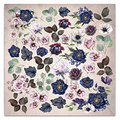 Бумага "Darkness. Лист для вырезания" (Summer Studio)