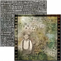 Набор бумаги 30х30 см "Modern Times", 12 листов (Ciao bella)