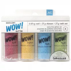 Набор глиттера WOW! "Iridescent. Переливающийся" (American Crafts)