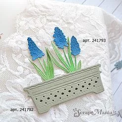 Нож "Цветочные кашпо. Прямоугольные", 8,3х2,9 см (ScrapMania) Нож "Цветочные кашпо. Прямоугольные", 8,3х2,9 см (ScrapMania)