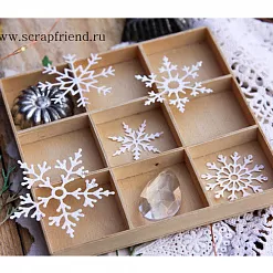 Нож "Снежинки", 5,5 см (Scrapfriend)