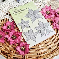 Нож "Бархатная пуансеттия", 6,5х6 см (AgiArt)