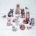 Набор высечек из ткани "Пушистики", 13 шт (RozeFlowers)