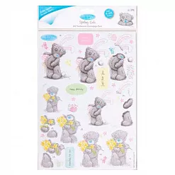 Аппликация бумажная вырубная с жемчужным эффектом "Пасхальный кролик", А4 (DoCrafts)