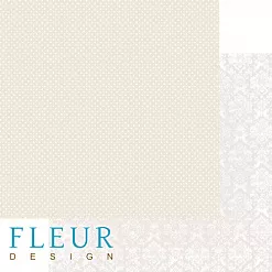 Набор бумаги 20х20 см "Шебби Шик Базовая 2.0", 12 листов (Fleur-design)