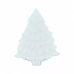 Пуговица пластиковая "Елочка", цвет белый (Gamma)
