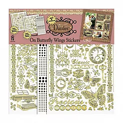 Большой набор контурных наклеек "На крыльях бабочки" (HOTP)