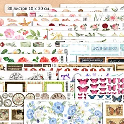 Набор листов 10х30 см "Сюрприз Ассорти. Картинки для вырезания", 30 листов (ScrapMania) Набор листов 10х30 см "Сюрприз Ассорти. Картинки для вырезания", 30 листов (ScrapMania)