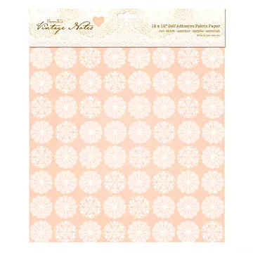 Ткань на клеевой основе 30х30 см "Салфетки в бежевом" (DoCrafts)