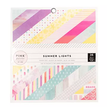 Набор бумаги 15х15 см "Summer Lights", 36 листов (Pink Paislee)