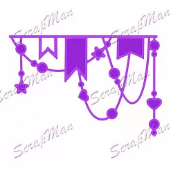 Нож для вырубки и тиснения "Мини-гирлянда" (Scrapman) Нож для вырубки и тиснения "Мини-гирлянда" (Scrapman)