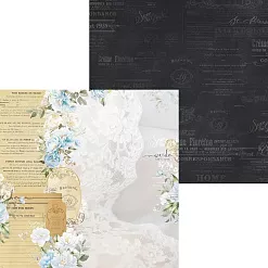 Бумага 30х30 см "Горько! Лист 01" (Scrapodelie)