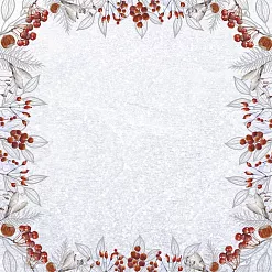 Бумага "Снежная клюква. Ягодная рамка" (ScrapMania) Бумага "Снежная клюква. Ягодная рамка" (ScrapMania)