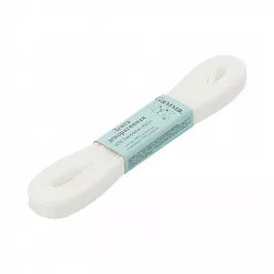 Лента репсовая слоновая кость, ширина 0,6 см, длина 5,4 м