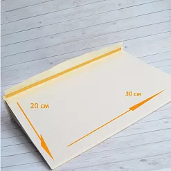 Переплет на 6 разворотов, с листами 30х20, цвет золотой, шаг 0,7 см