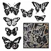 Набор вырубок "Крафт бабочки, черные" (Maya Road)