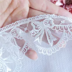 Кружево "Бантики. Белое", ширина 5,5 см, длина 1 м (Pty Турция) Кружево "Бантики. Белое", ширина 5,5 см, длина 1 м (Pty Турция)