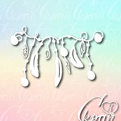 Чипборд "Пасхальная гирлянда" (LeoMammy)