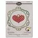Нож "Сердце, рамка, завиток", 10,5х11,5 см (Sizzix)