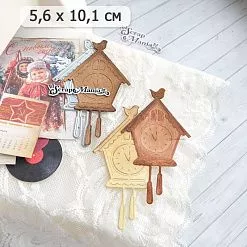 Нож "СССР. Часы с кукушкой", 5,6х10,1 см (ScrapMania)