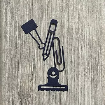 Нож "Канцелярия", 4,5х7 см (ArtScrap)