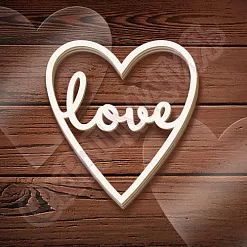 Шейкер "Сердце Love" (СкрапМагия)